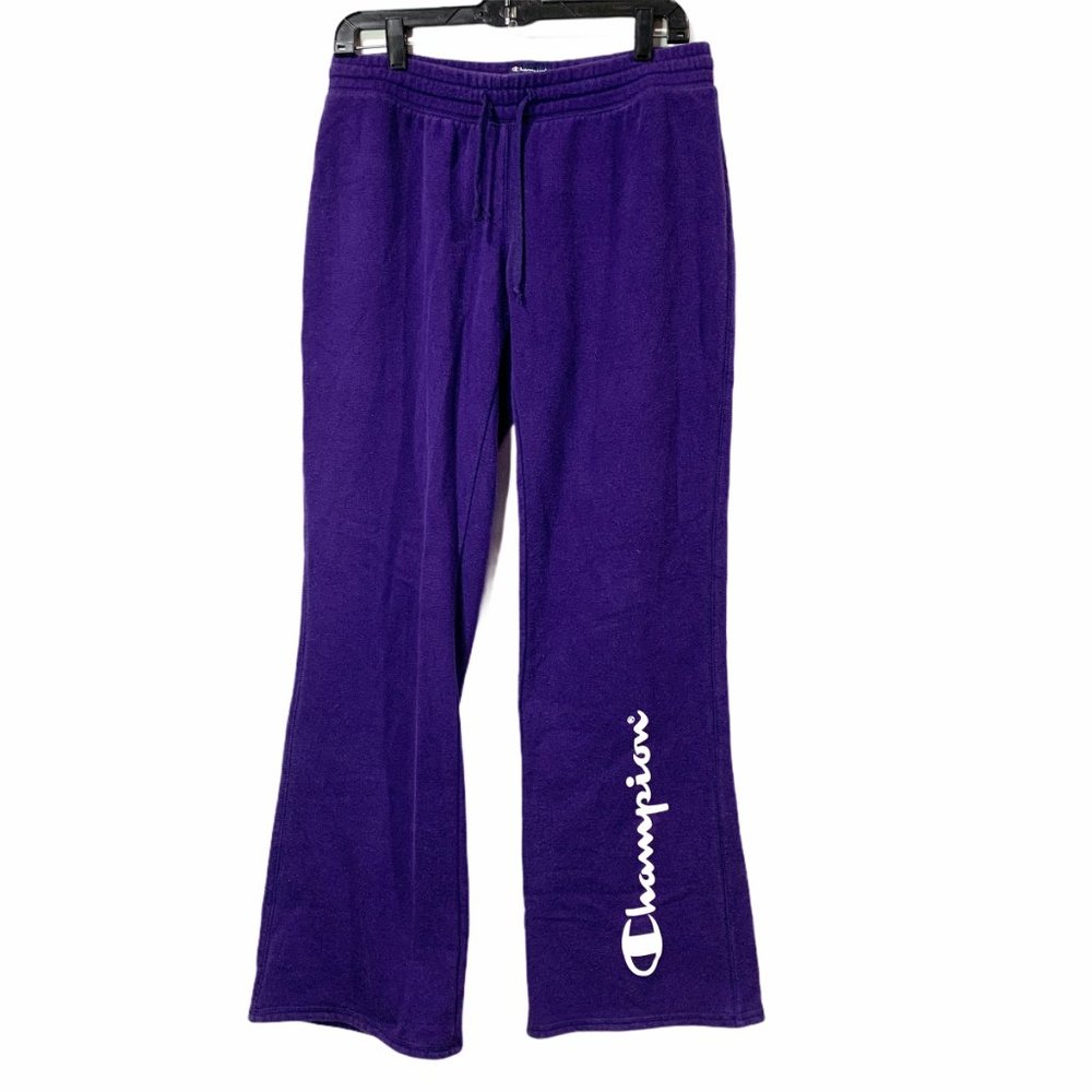 Champion Wide Leg Purple Sweatpants
